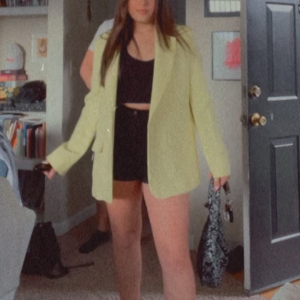 Top shop pop of color blazer
